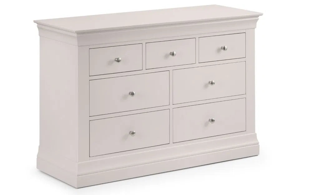 Fidel Light Grey Wood Chest of Drawers | 3 Drawers